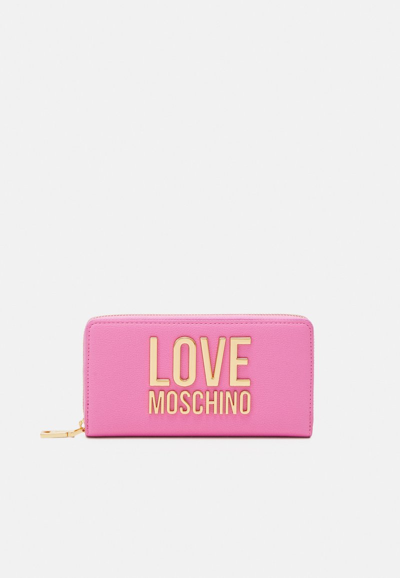 Love Moschino LETTERING ZIP AROUND Wallet pink Zalando.co.uk