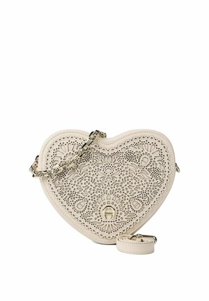 AIGNER, FASHION UMHÄNGETASCHE LEDER 20 CM - Cross body bag - macadamia white