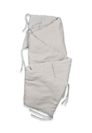 MUSLIN BUMPER SET  - Muslīna sega - grey