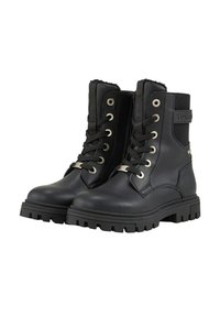TOM TAILOR Stivaletti stringati - black
