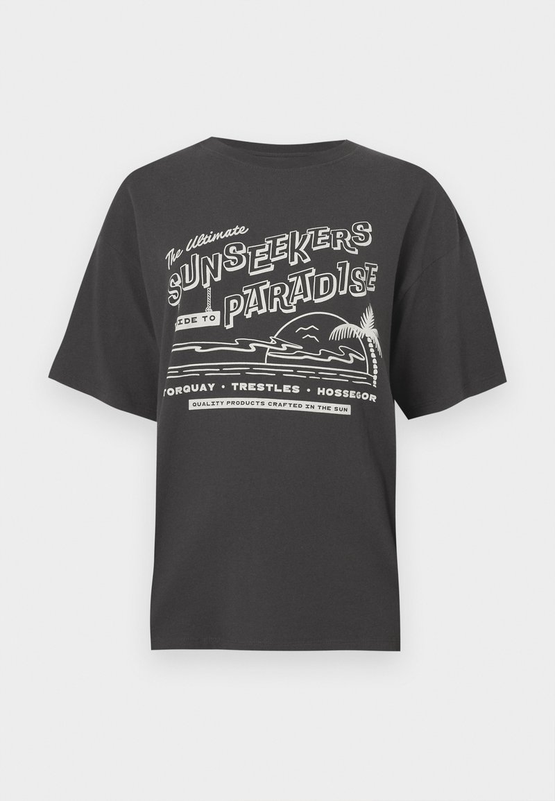 Rip Curl T-shirt print zwart