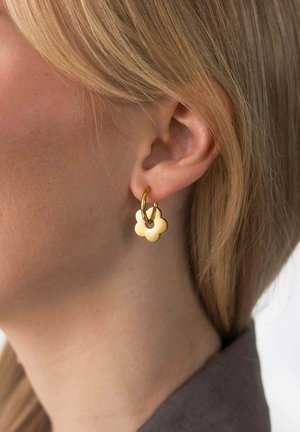 PURELEI, PURELEI OHRRINGE FLOWER - Earrings - gold-coloured