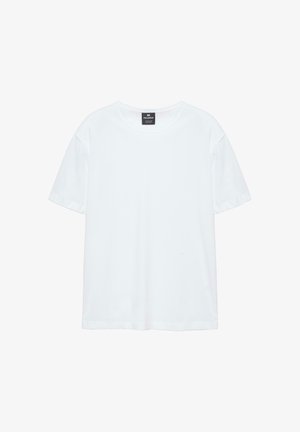 PULL&BEAR, SLIM FIT BASIC - T-SHIRT - T-shirt basique - white