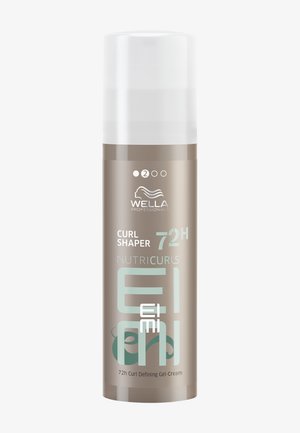 Wella Professionals Nutricurls 72H Curl Shaper gel-crème fles met witte dop, ontworpen voor 72 uur kruldefinitie.