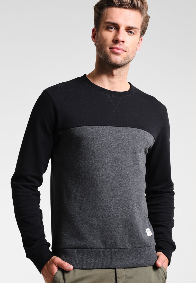 Pier One - Sweatshirt - mottled dark grey, Agrandir