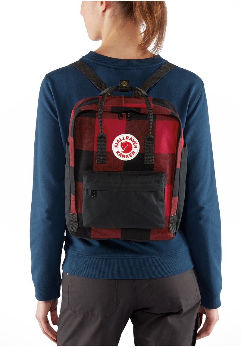 Fjällräven KÅNKEN RE-WOOL - Ryggsäck - red-black