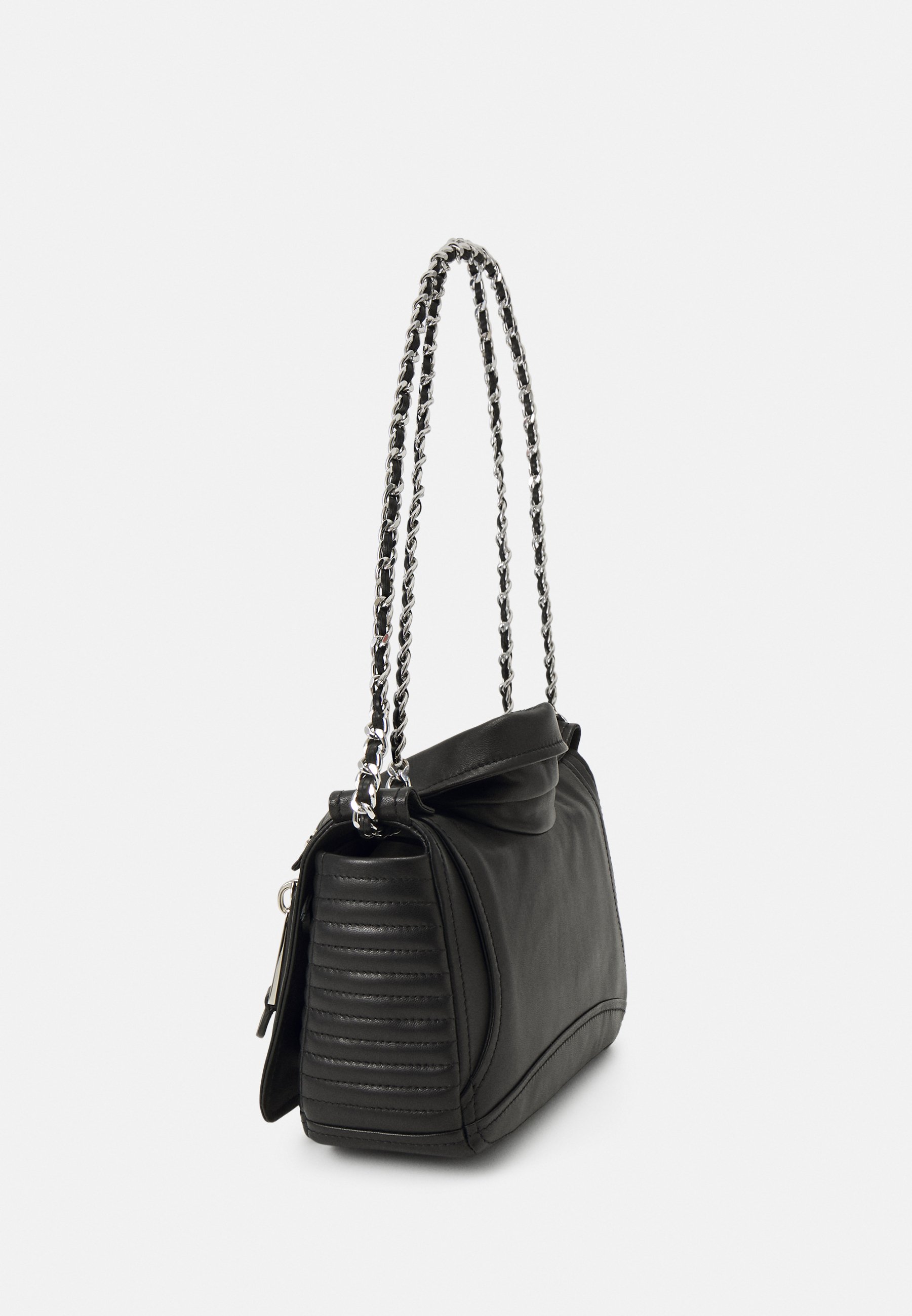 MOSCHINO BIKER BAG - Geantă crossbody - black/negru - Zalando.ro