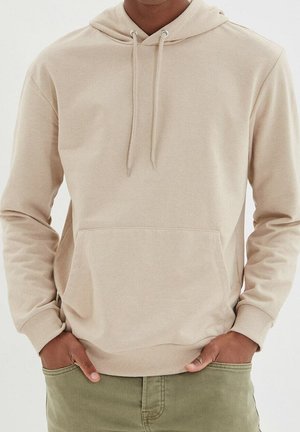 Jersey con capucha - beige
