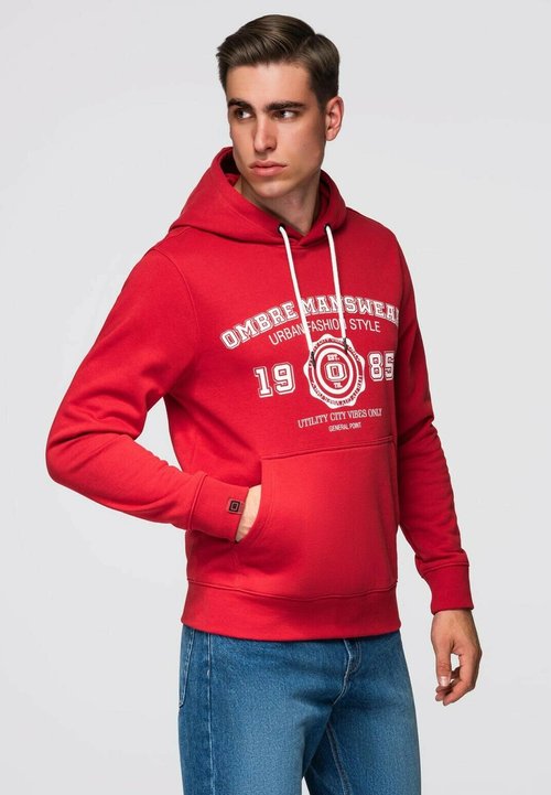 Sweat à Capuche Umbro Rouge - Taille S (petite) - Homme - Occasion Bon état