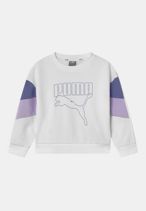 REBEL CREW UNISEX - Mikina - puma white
