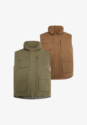 Mo, 2-PACK - Veste sans manches - kamel militäroliv