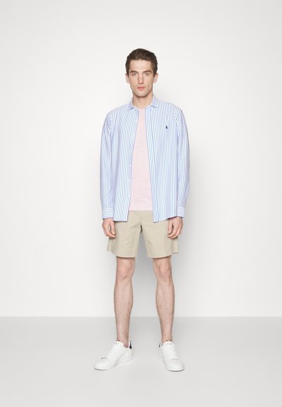 Polo Ralph Lauren CUSTOM SLIM FIT JERSEY CREWNECK T-SHIRT - T-shirt básica - bath pink heather