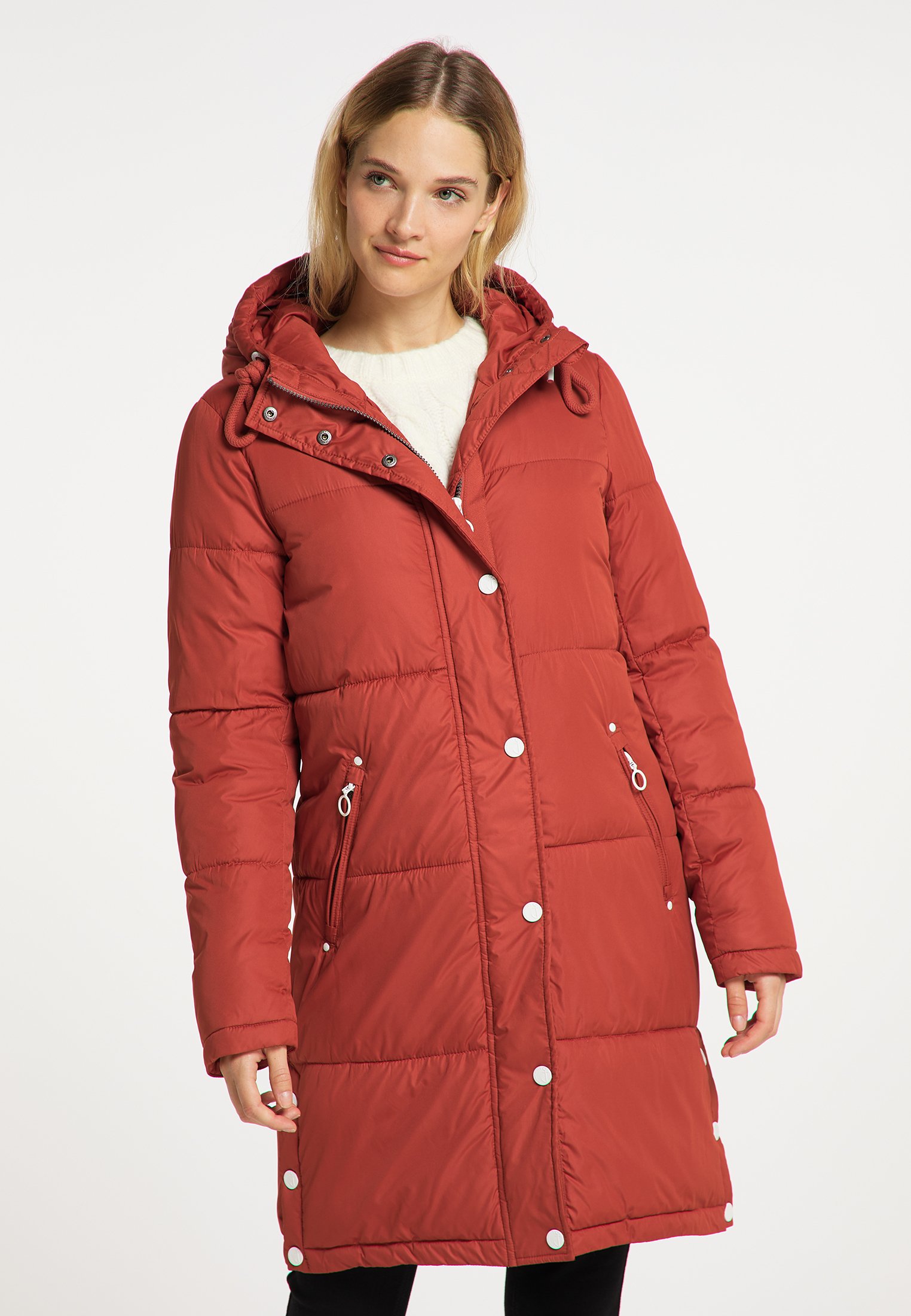 DreiMaster DREIMASTER EISSEGLER - Abrigo de invierno - ziegelrot/rojo -  Zalando.es