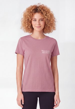 watapparel, WAS MUSS DAS MUSS - T-shirt print - lilac dream