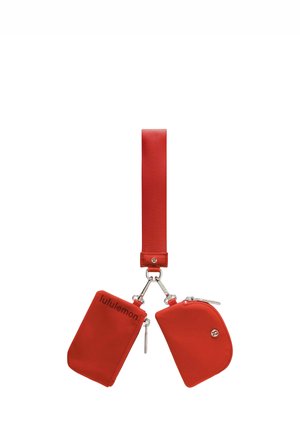 lululemon DUAL POUCH WRISTLET UNISEX - Sonstige Accessoires - cherry ember cranberry charm silver