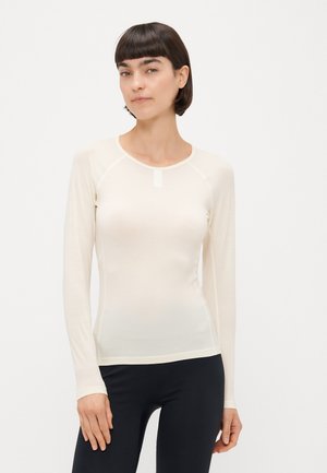 WOMENS BASE LAYER LONG SLEEVE - Tílko - cream/white