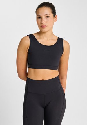 Sport-BH mit mittlerer Stützkraft - black ebony