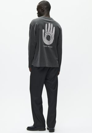 RYAN X CREW NECK INTEL - Bluză cu mânecă lungă - washed black