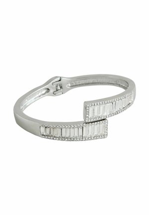 SPARKLE BAGUETTE BANGLE - Brăţară - silver tone