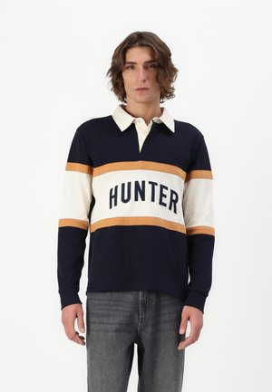 ROWAND - Long sleeved top - night sky/antique white