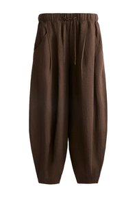 BALLOON FIT - Stoffhose - brown