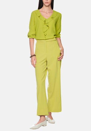 Marc Cain, BLUSE MIT VOLANTS - Blouse - apple green new
