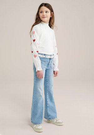 Bluză cu mânecă lungă - off white