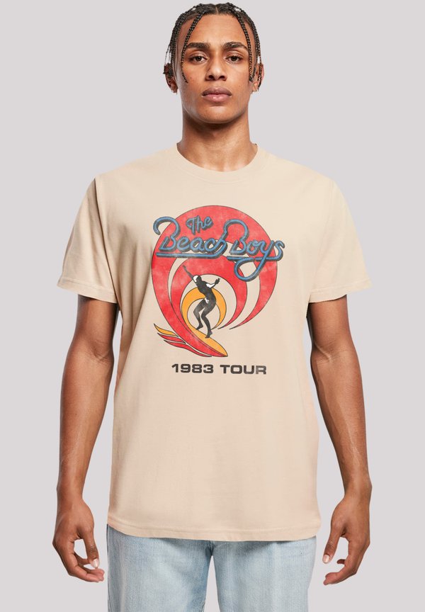 THE BEACH BOYS BAND SURFER 83 VINTAGE - T-Shirt print - sand