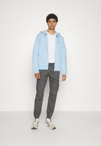 Jack & Jones JPSTKANE JJNOAH CUFFED - Cargo trousers - asphalt