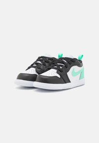 Jordan JORDAN 1 LOW - Joggesko - white/black/green glow