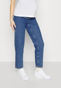 Lindex Maternity TROUSER MOM RETRO  - Džíny Straight Fit - light denim