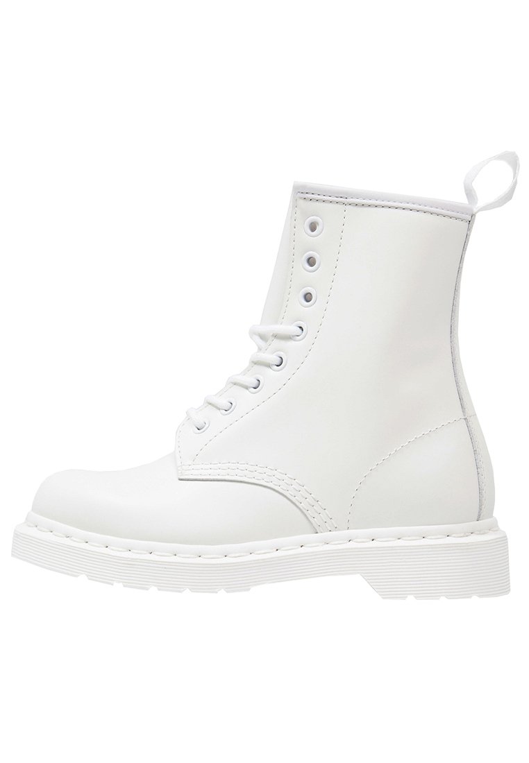 Dr. Martens 1460 MONO BOOT - Schnürstiefelette - white/weiß 