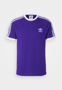STRIPES TEE - Marškinėliai su spaudiniu - collegiate purple