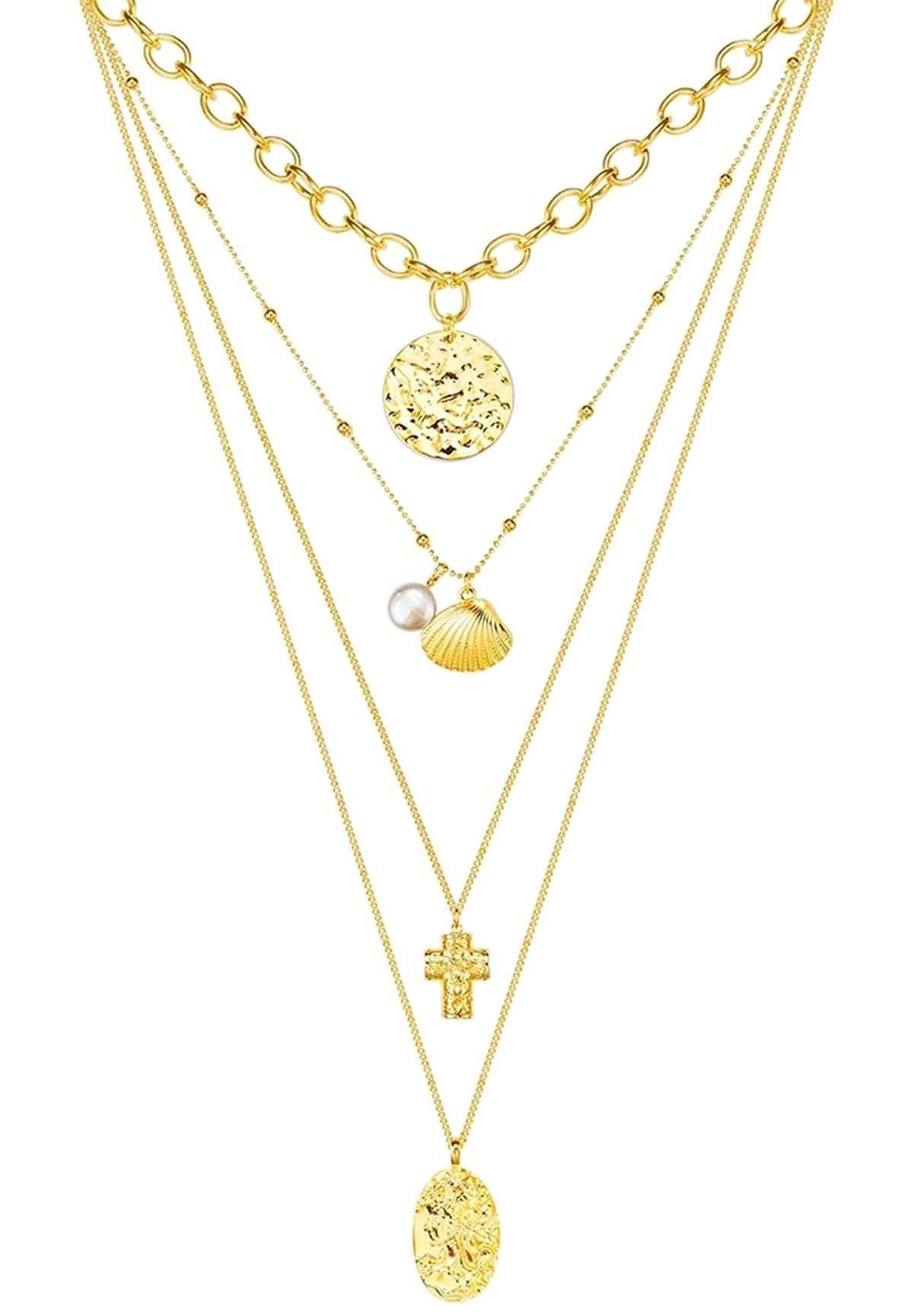 Lulu Jane Necklace gelbgoldfarben/gold-coloured Zalando