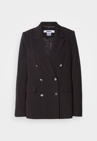 PINSTRIPES DOUBLE BREAST - Blazer - black/whiskey