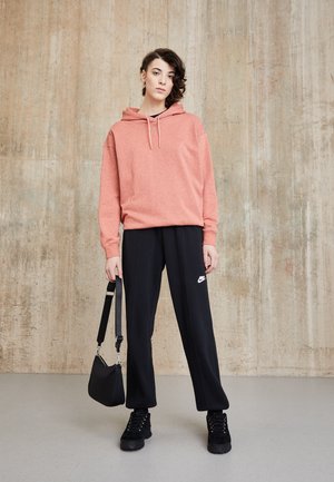 HOODIE - Hoodie - madder root/white