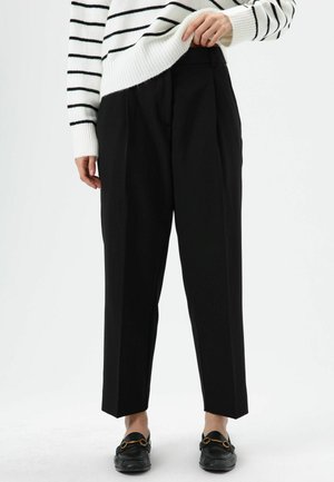 HIGH WAIST - Broek - black