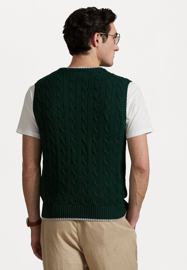 CABLE-KNIT COTTON SLEEVELESS JUMPER - Jumper4