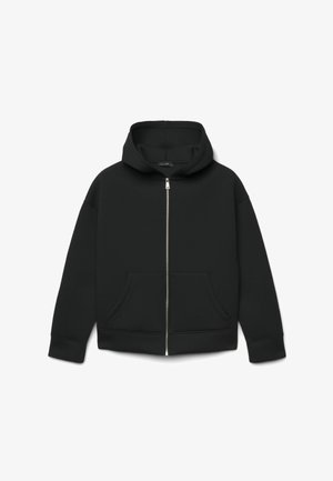 Calliope, FELPA TINTA UNITA - Zip-up sweatshirt - ultrablack
