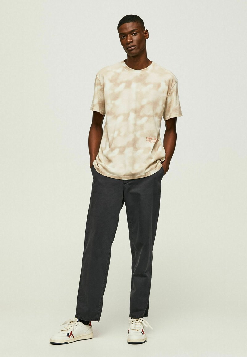 Pepe Jeans T-shirt print zandkleur