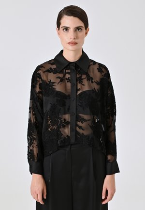 Hemdbluse - black