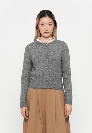 ONLHAVANNA BUTTON - Cardigan - medium grey