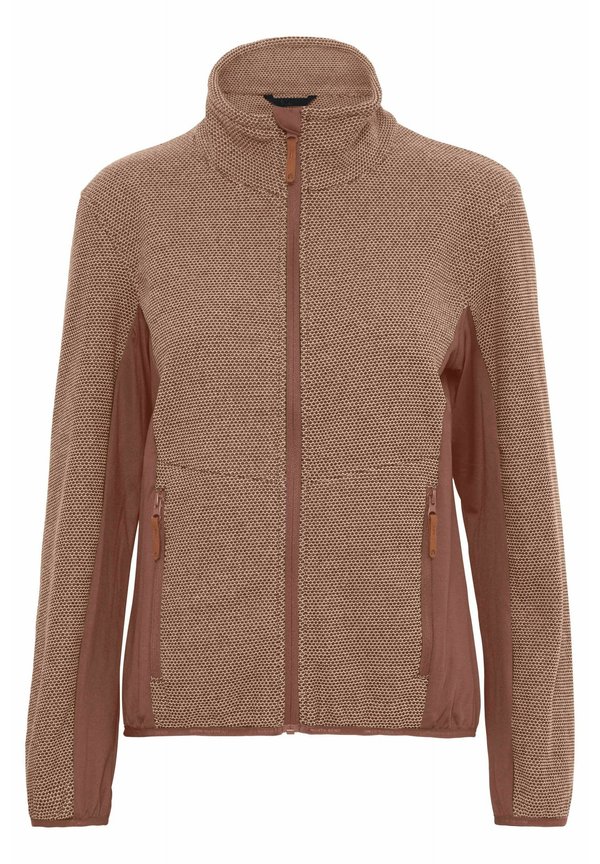 NBHelga - Fleece jacket - cognac4