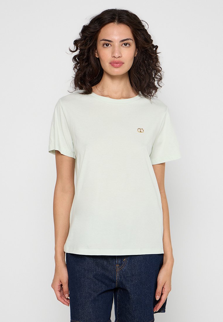 TWINSET T-shirt basic lichtgroen TWINSET T-shirt basic lichtgroen