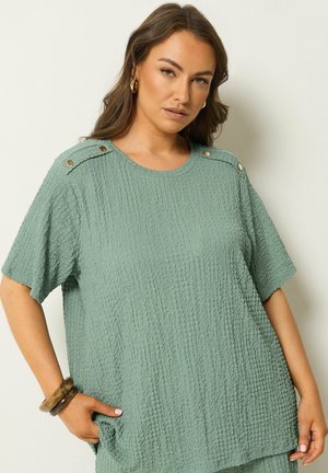 Yours Clothing, PLUS SIZE CASUAL TOPS - Blouse - light green