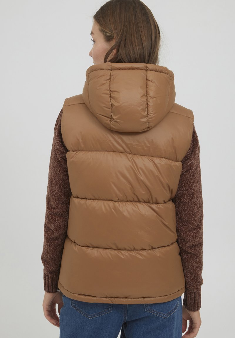 Damen Leichte Jacken | Oxmo OXTABITA Weste thrush/braun - LI43537 Damen Leichte Jacken | Oxmo OXTABITA Weste thrush/braun - LI43537