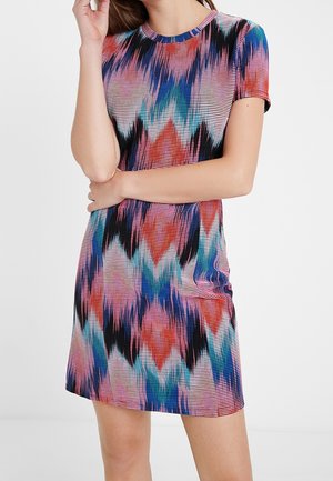 Gebreide jurk - multi-coloured