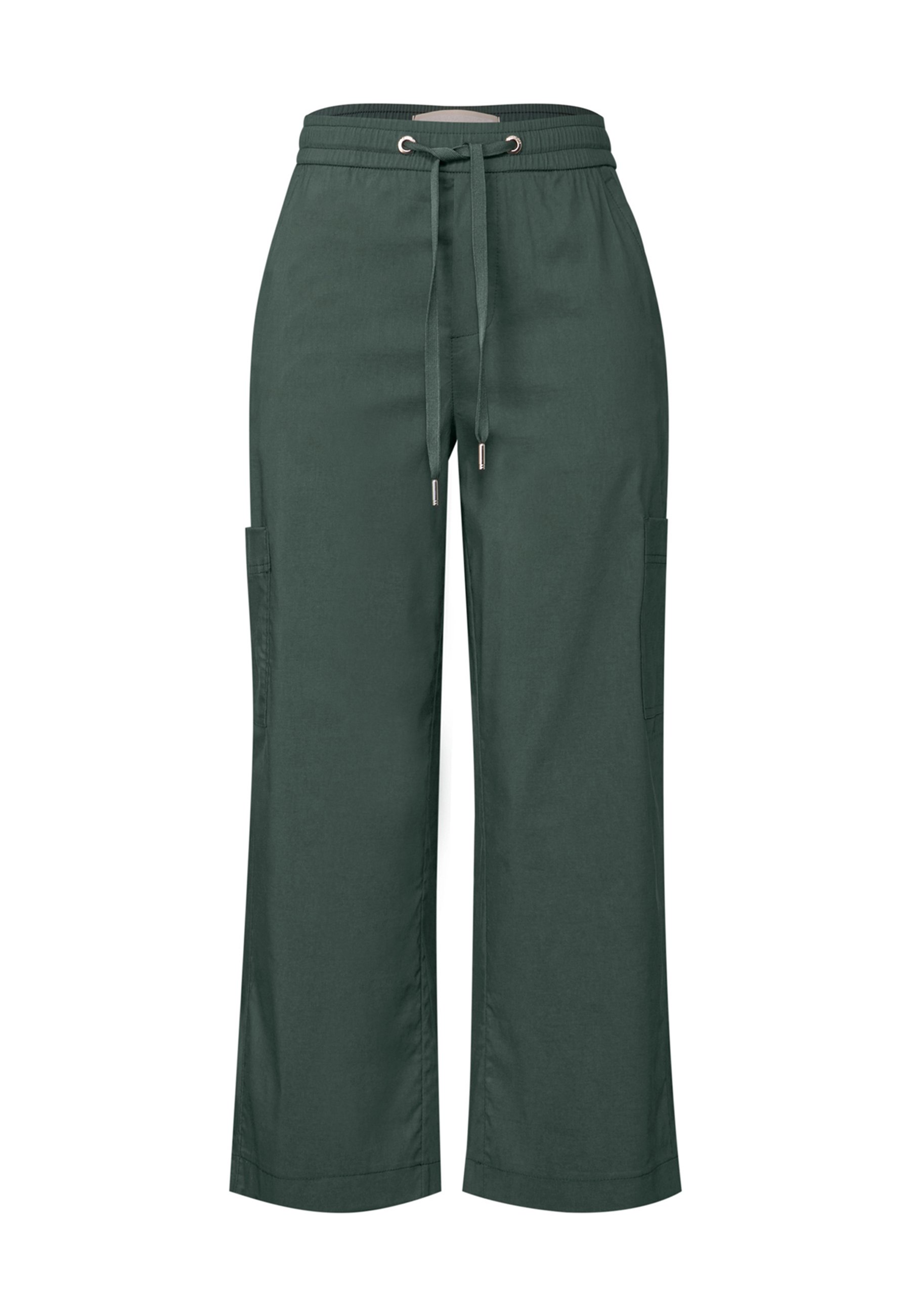 Street One Pantalon classique - grün/vert chiné - ZALANDO.CH