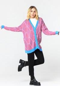 Cesare Gaspari Vest - pink blue