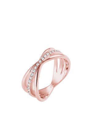 GLASS CRYSTAL - Ringe - rose gold-coloured